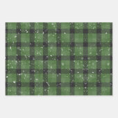 Green family christmas wallpaper inpakpapier vel (Voorkant 2)