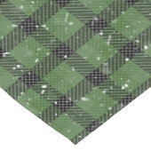 Green family christmas wallpaper korte tafelloper (Hoek)