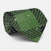 Green family christmas wallpaper stropdas (Opgerold)