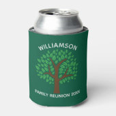 Green Family Reunion Tree Cool Custom Keepsake Blikjeskoeler (Blikje Voorkant)