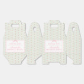 Green Fancy Floral Birthday Party Gable Favor Bedankdoosjes (Ongevouwen)