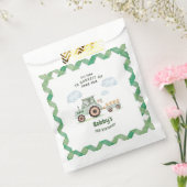 Green Farm Tractor Boys Any Age Birthday Bedankzakje (Gezegeld)