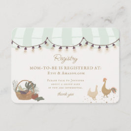 Green Farmers Market Boerderij Fresh Registry Invo Informatiekaartje