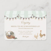 Green Farmers Market Boerderij Fresh Registry Invo Informatiekaartje (Voorkant)