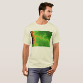 Green Fault Line T-Shirt (Voorkant volledig)