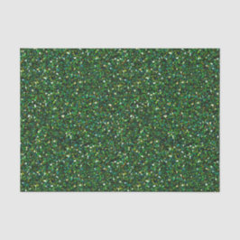 Green Faux Glitter Tissuepapier