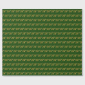 Green, Faux Gold 26th (26th) Event Cadeaupapier (Vlak)