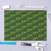 Green, Faux Gold 27th (27th) Event Tissuepapier (Craft)