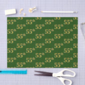 Green, Faux Gold 55th (55th) Event Tissuepapier (Craft)