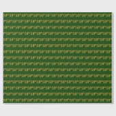 Green, Faux Gold 59th (59th) Event Cadeaupapier (Vlak)