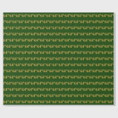 Green, Faux Gold 64th (64ste) event Cadeaupapier (Vlak)