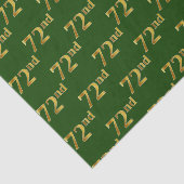 Green, Faux Gold 72e (72e) gebeurtenis Tissuepapier (Detail)
