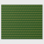 Green, Faux Gold 77th (77e) Event Cadeaupapier (Vlak)