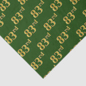 Green, Faux Gold 83rd (80-derde) event Tissuepapier (Detail)