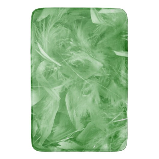 Green Feathers Badmat (Voorkant Verticaal)