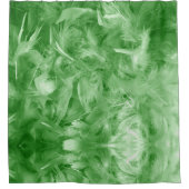 Green Feathers Douchegordijn (Voorkant)