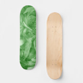Green Feathers Persoonlijk Skateboard (Voorkant)