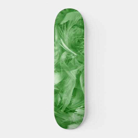Green Feathers Persoonlijk Skateboard (Voorkant)