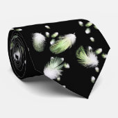 Green Feathers Stropdas (Opgerold)