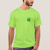 Green Feeling' Lucky SPD, Mannen Basic T-Shirt (Voorkant)