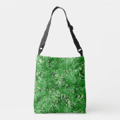 Green Fern Cross-body Canvas tas (Achterkant)