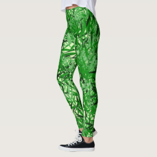 Green Fern Dames Leggings