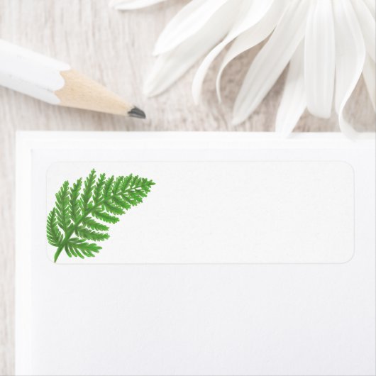 Green Fern Etiket (Insitu)