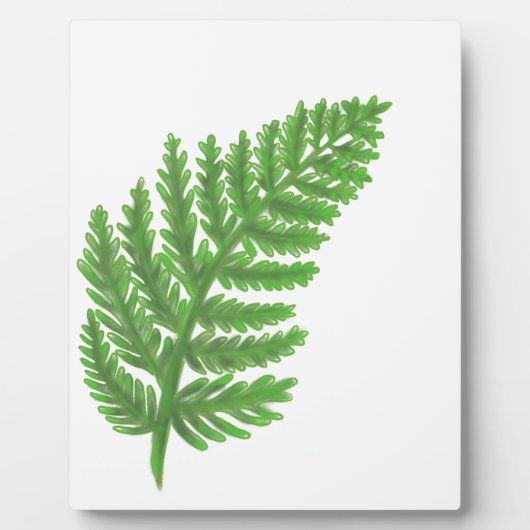 Green Fern Fotoplaat (Voorkant)