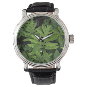 Green Fern Horloge