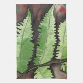 Green Fern Kitchen Towel Theedoek (Verticaal)