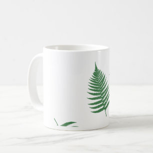 Green Fern Lucky Pattern Koffie Mok Cup