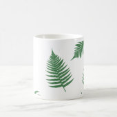 Green Fern Lucky Pattern Koffie Mok Cup (Center)