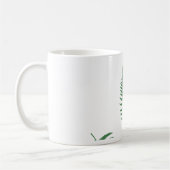 Green Fern Lucky Pattern Koffie Mok Cup (Links)