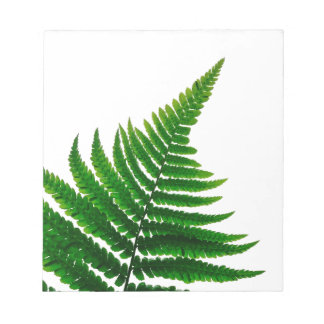 Green Fern Print Woodlands Leaf Notitieblok