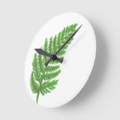 Green Fern Ronde Klok (Hoek)