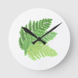 Green Fern Trio Ronde Klok
