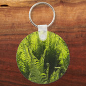 “Green ferns and curling fronds” Sleutelhanger (Achterkant)