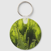 “Green ferns and curling fronds” Sleutelhanger (Achterkant)