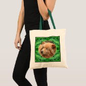Green Ferns Lijst Creëer Uw Eigen Huisdier Foto Tote Bag (Voorkant (product))