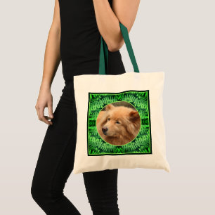 Green Ferns Lijst Creëer Uw Eigen Huisdier Foto Tote Bag