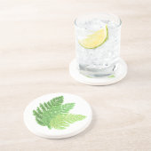 Green Ferns Zandsteen Onderzetter (Zijkant)