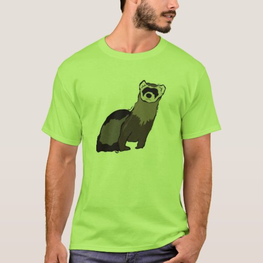 Green Ferret T-shirt (Voorkant)