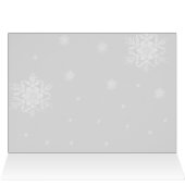 Green Festive kerstboomvakantie Kaart groet (Binnen Horizontaal (Boven))