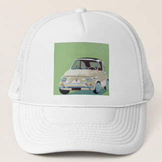 Green Fiat 500 Trucker Pet