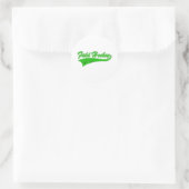 Green Field Hockey Ronde Sticker (Tas)