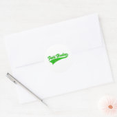 Green Field Hockey Ronde Sticker (Envelop)