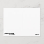 Green Fields-Briefkaart Briefkaart (Achterkant)