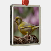 Green Finch Metalen Ornament (Rechts)