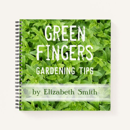 Green Fingers Notitieboek (Voorkant)