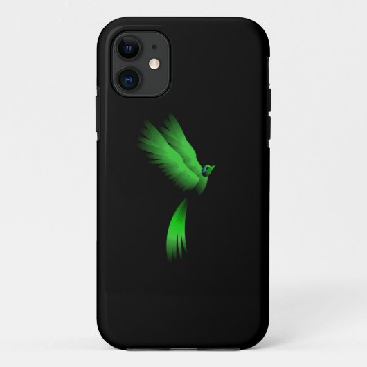 Green Fire Bird Case-Mate iPhone Case (Achterkant)